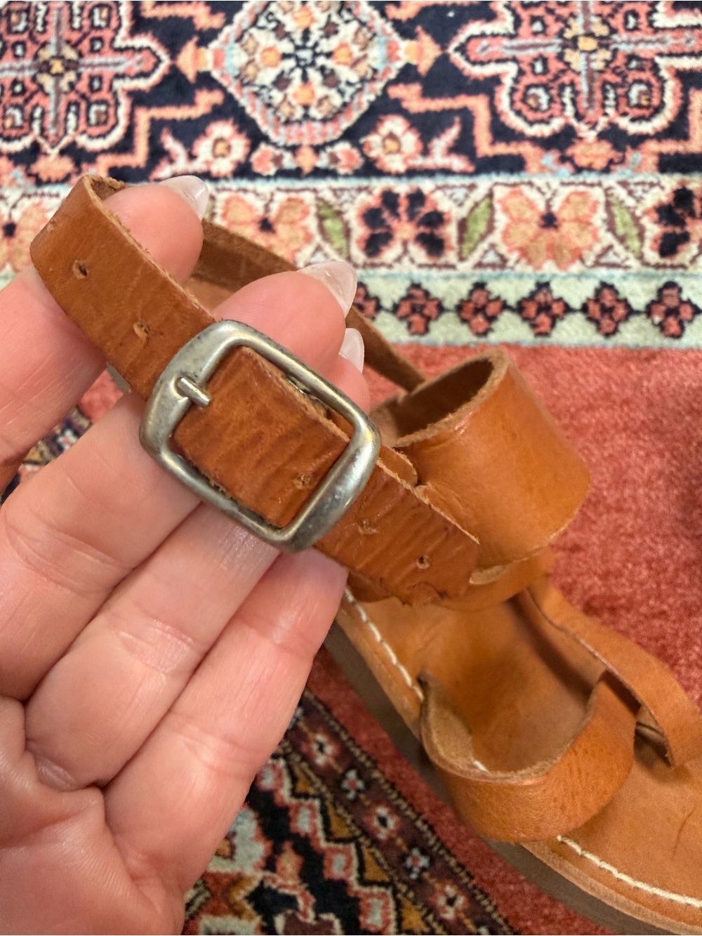 Melissinos The Poet Greek Strappy Leather Sandals Size 8 - Picture 7 of 8